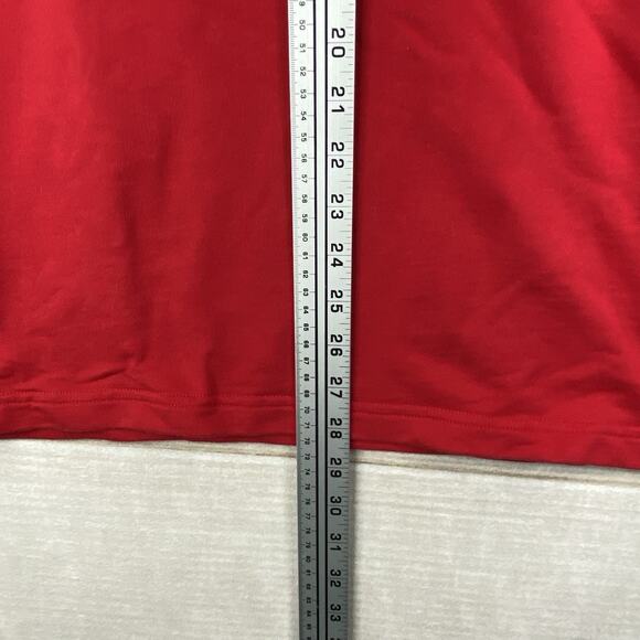 Odlo Sweatshirt Mens L Red Gray Long Sleeve Running Performance Pullover 1/4 Zip - Picture 6 of 11